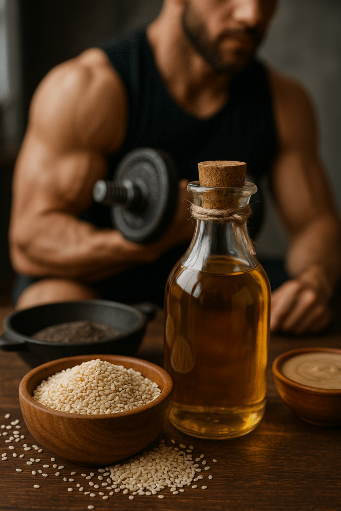 خواص روغن کنجد خالص برای ورزشکاران